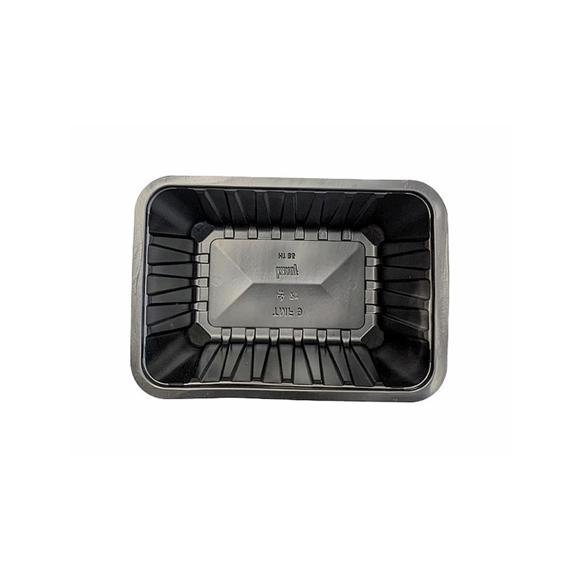 Barquettes thermoscellables noires 500 ml (100 pcs)