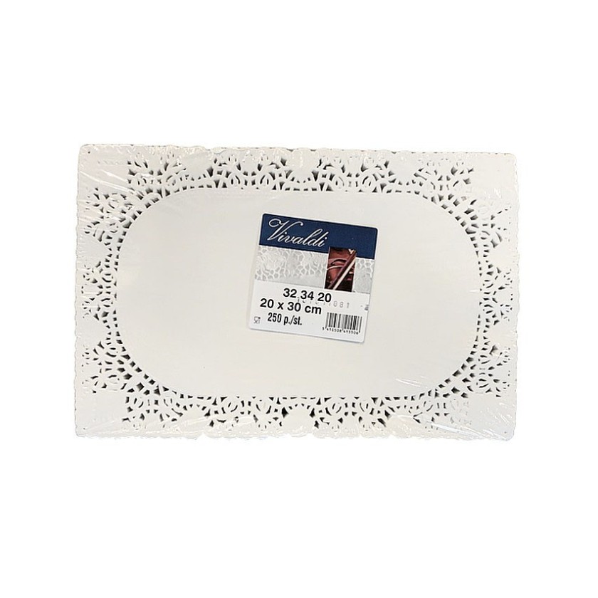 250 dentelles rectangulaires 30×40cm