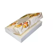 Boîte Quattro Bianco avec fenêtre 464x313x80mm (50pcs)