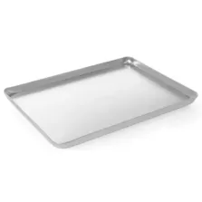 Plat catering rectangulaire aluminium 409x214x20mm (200pcs)