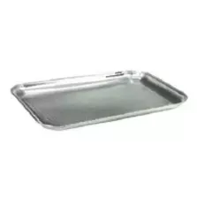 Plat catering rectangulaire aluminium 354x260x20mm (100pcs)