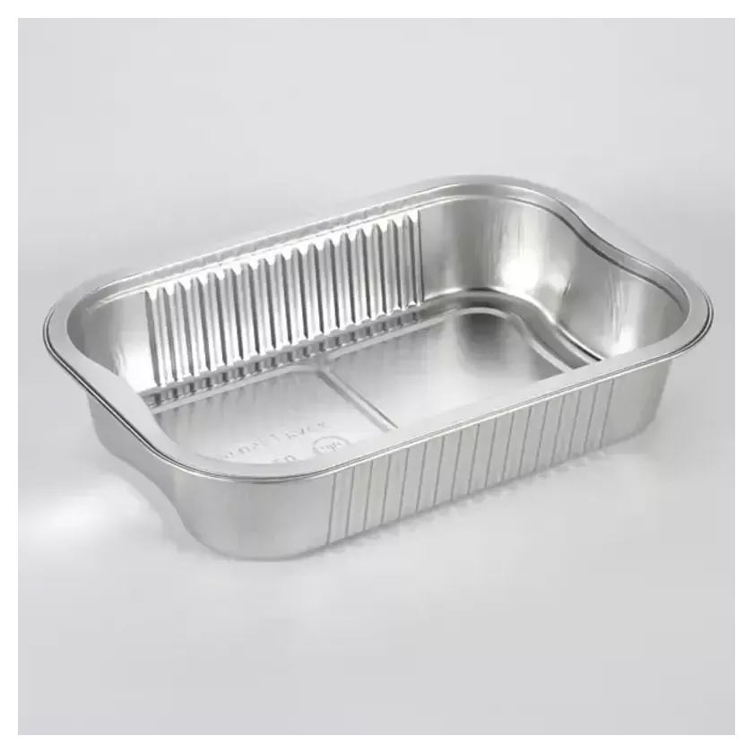 Barquette aluminium R2C (1,025L - 220x150x45mm)