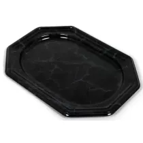 Plat PET octogonal aspect...