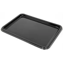 Plat PET rectangulaire noir...