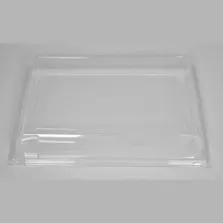Couvercle plat ardoise 420x325mm dôme (25pcs)