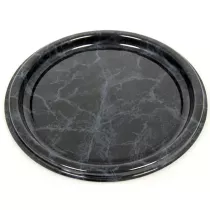 Plat PET rond marbre 46cm...