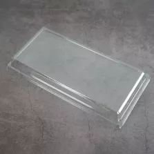 Couvercle rPET pour ravier 269x132x34mm dôme (260 pièces)