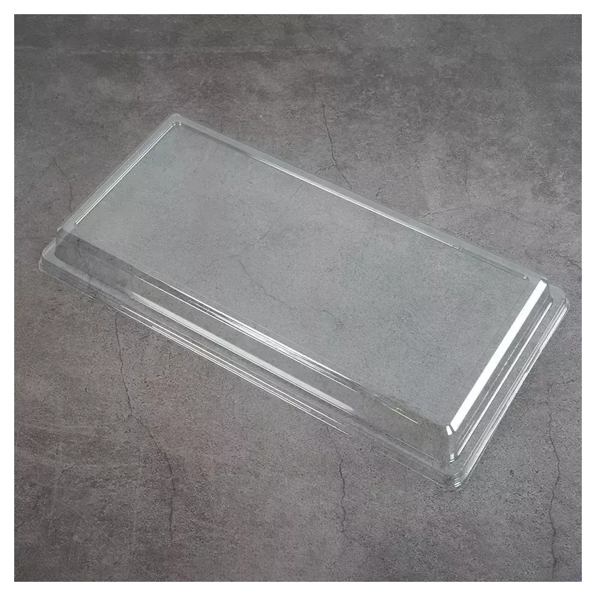 Couvercle rPET pour ravier 269x132x34mm dôme (260 pièces)