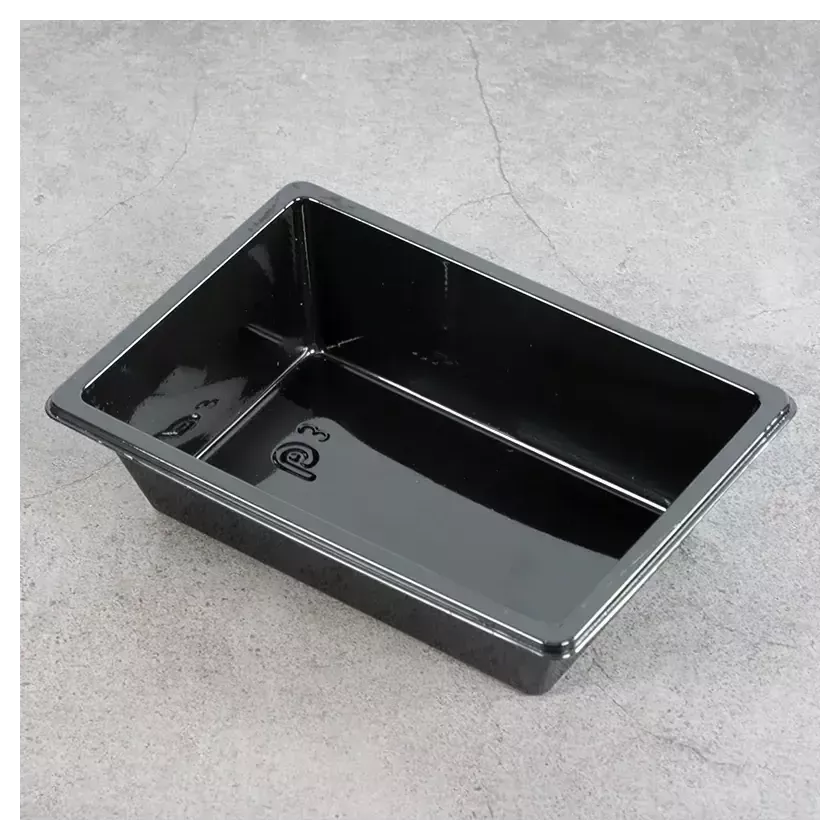 Ravier rPET noir 86x124x33mm (900 pièces)