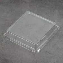 Couvercle rPET pour ravier 130x124x33mm dôme (600 pièces)