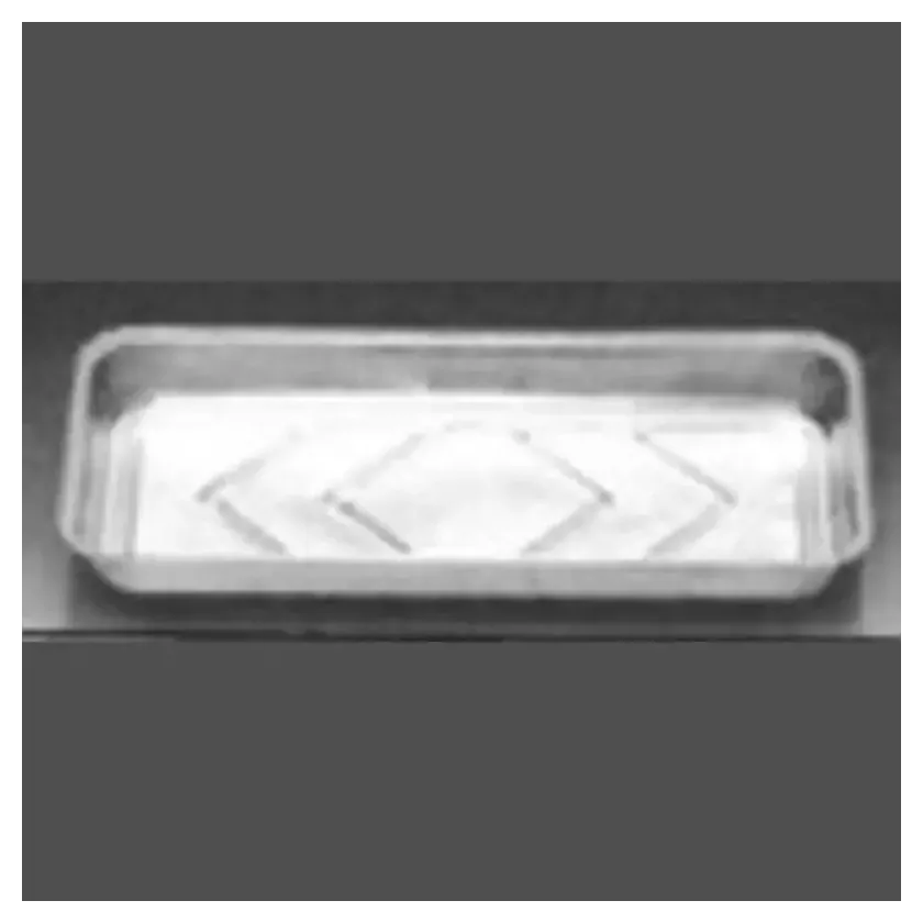 Ravier aluminium 640ml 258x116x28mm (100 pièces)