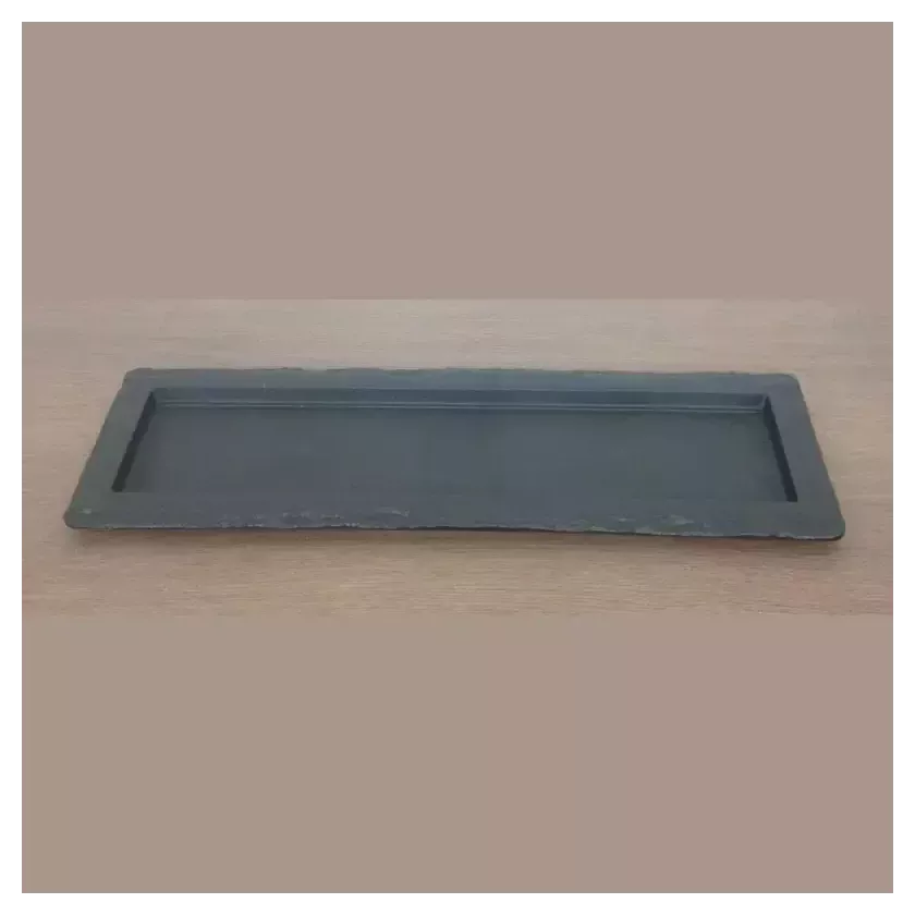 Plat ardoise gris PS 530x162mm étroit (10 pièces)
