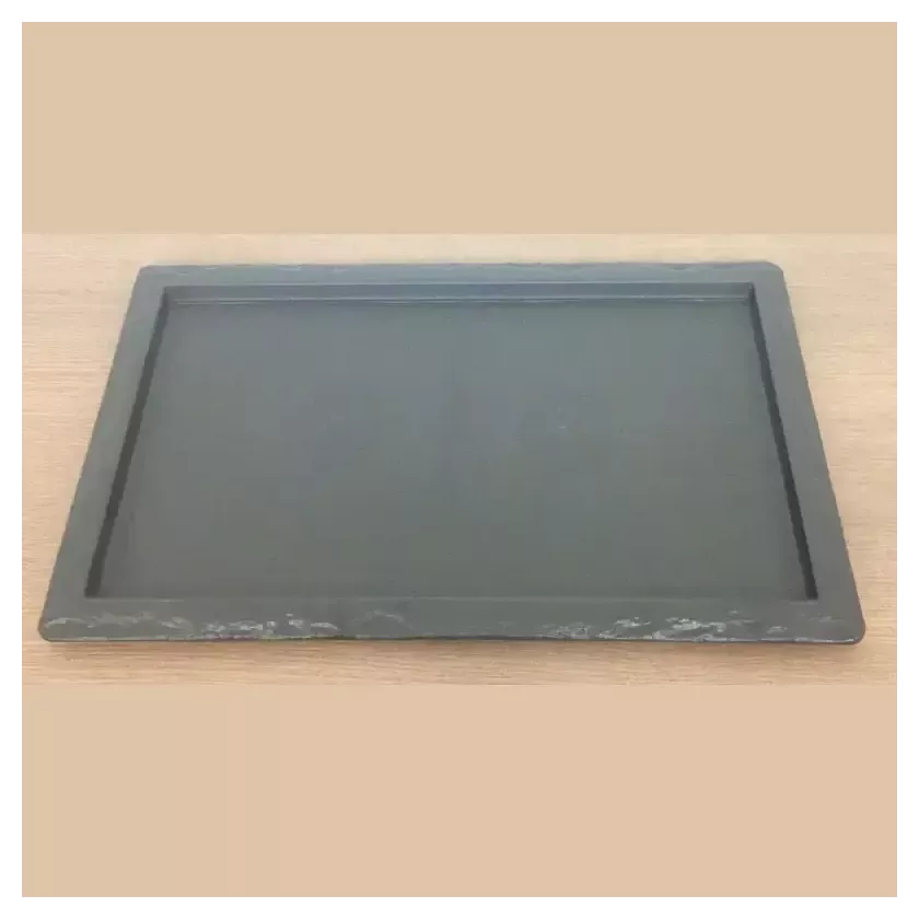 Plat ardoise gris PS 530x325mm (10 pièces)