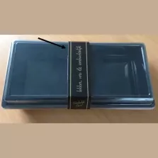 Banderole carton noir 500x140x40mm (100 pièces)