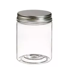 Pot PET avec couvercle alu à visser 210ml d65xh85mm (120 pièces)