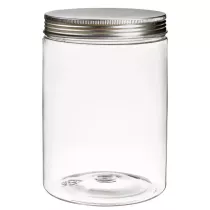 Pot PET avec couvercle alu...