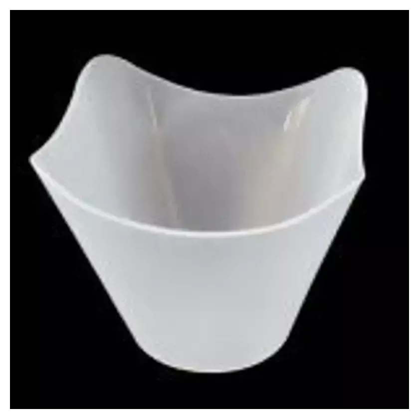 Verre amuse-bouche PP carré 57ml transparent (200 pièces)