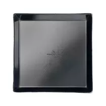 Assiette pulpe carrée noire...