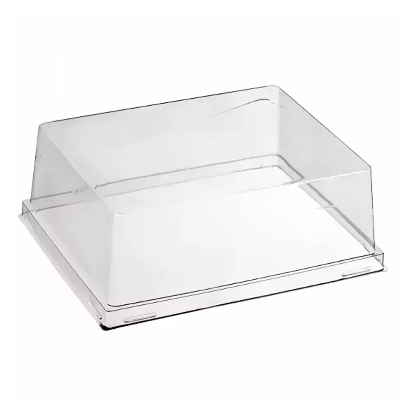 Couvercle pulpe assiette carrée 164x164x40mm (200 pièces)