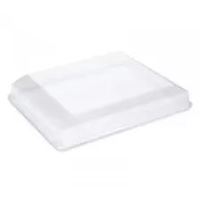 Couvercle rPET pour ravier 320x250mm h50mm (120 pièces)