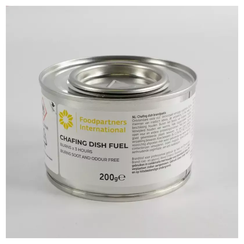 Pâte combustible boîte 72x200g (+3h) - éthanol