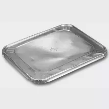 Couvercle aluminium préformé 320x260mm pour bac GN 3,6L et R2C 1/2 (100pcs)