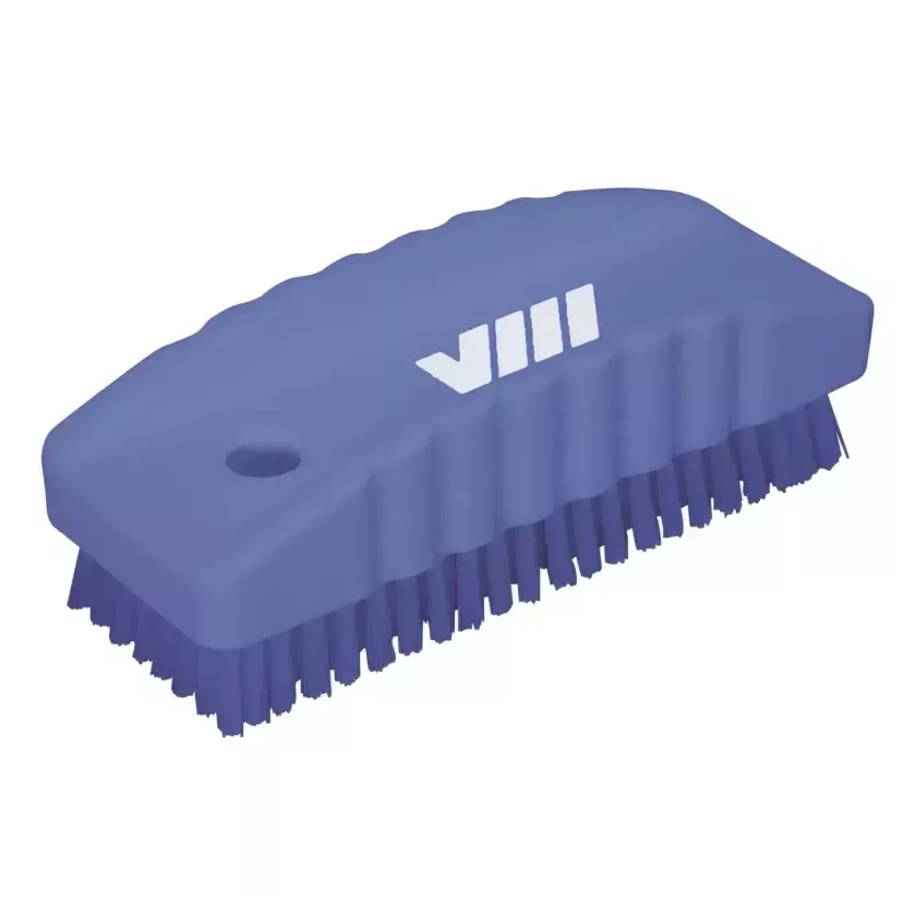 Brosse à ongles bleu