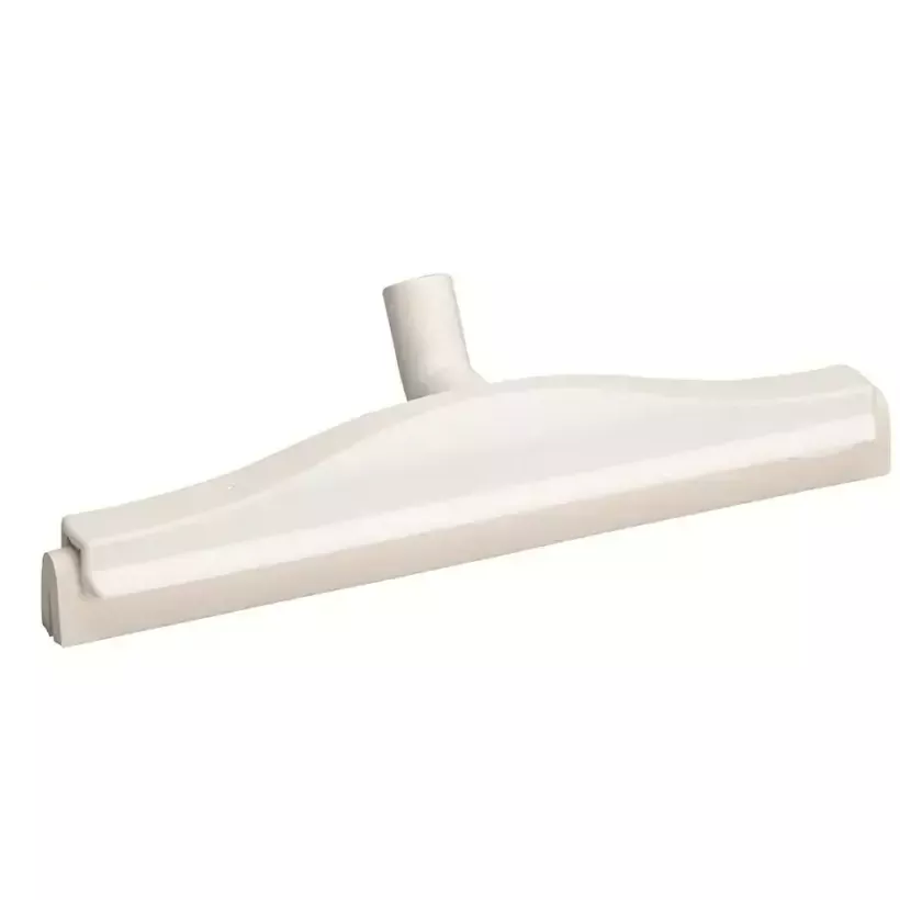 Raclette 400mm blanc caoutchouc blanc pivot