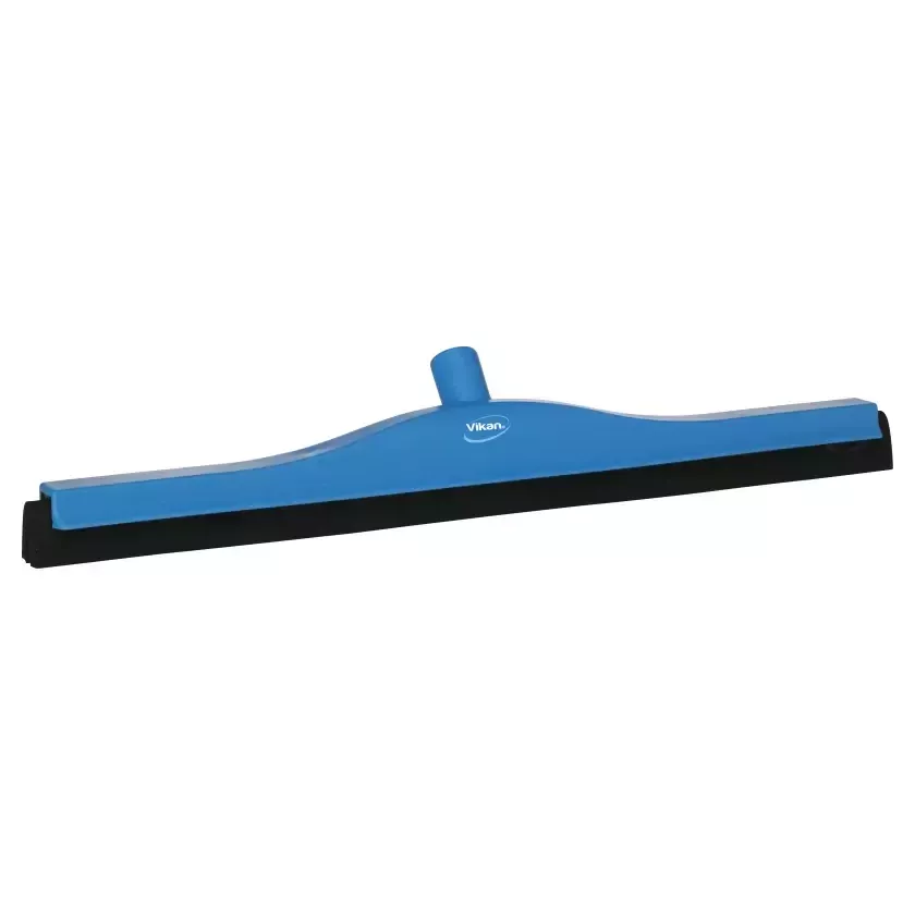 Raclette 600mm bleu caoutchouc noir fixe