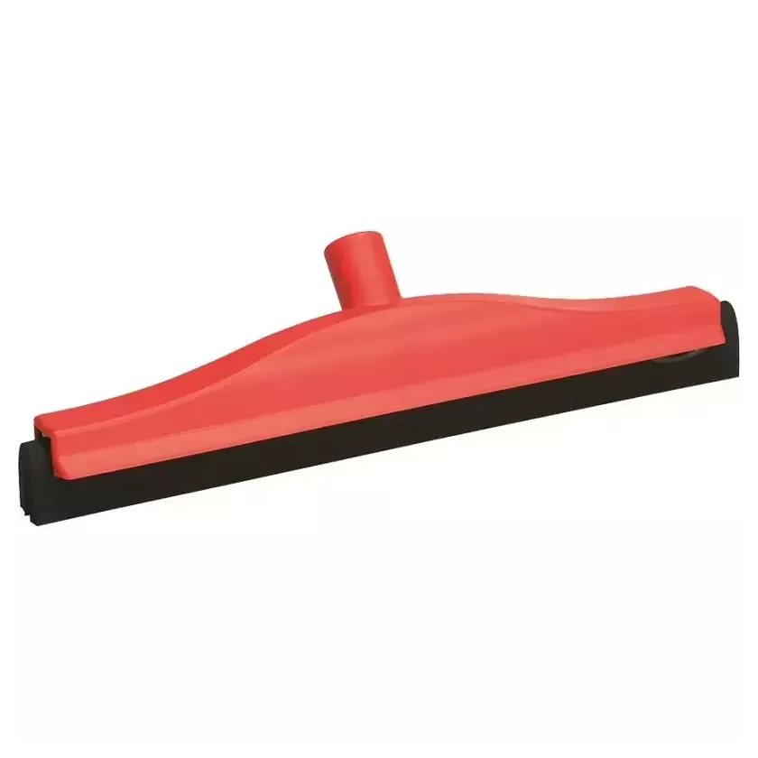 Raclette 500mm rouge caoutchouc noir fixe