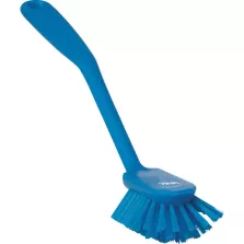 Brosse vaisselle avec manche médium bleue