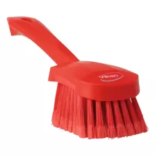 Brosse vaisselle courte douce rouge