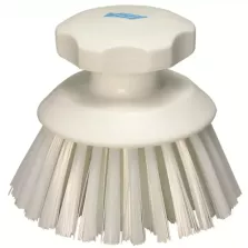 Brosse à main ronde 125mm dure blanche