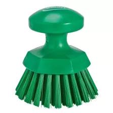 Brosse à main ronde 125mm dure verte