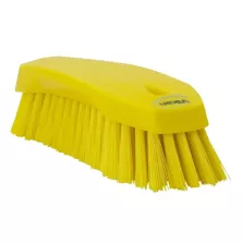 Brosse à main dure jaune