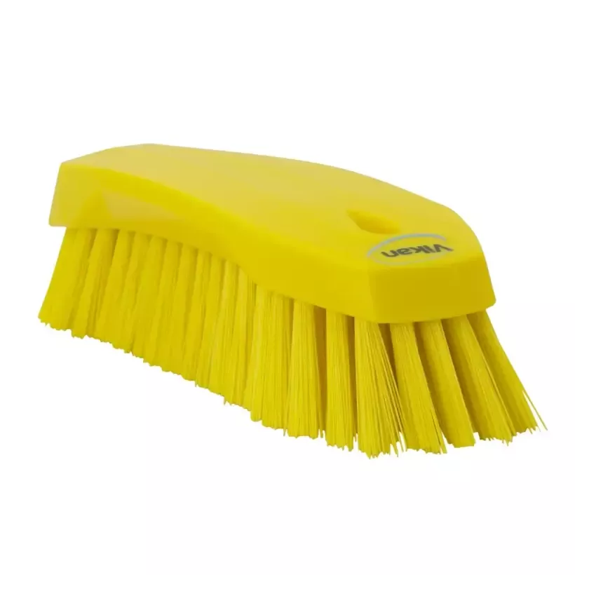 Brosse à main dure jaune