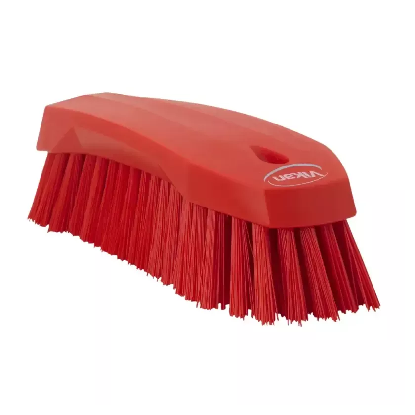 Brosse à main dure rouge