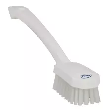 Brosse à main avec manche medium blanche