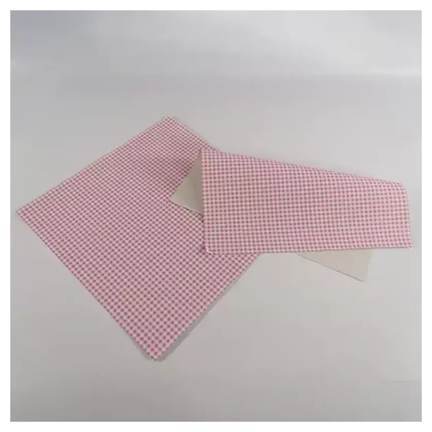 Papier duplex 40x64cm Vichy rose