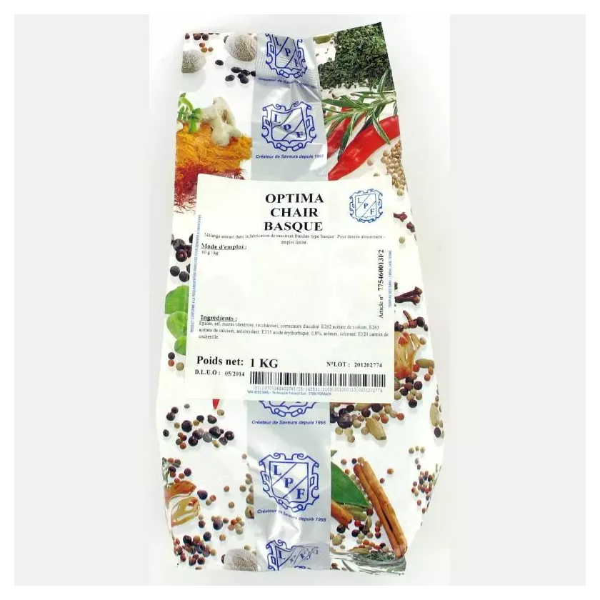 Saucisse fraiche basquaise Van Hees