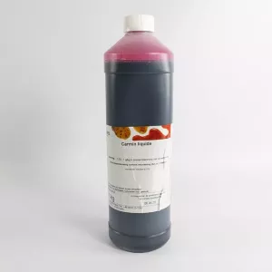 Carmin rouge liquide