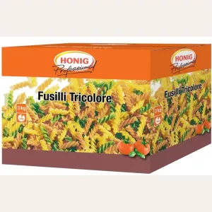 Fusilli tricolore 3kg Honig Prof
