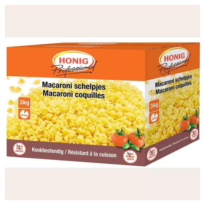 Macaroni coquilles Honig Prof