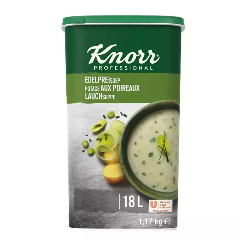 Potage aux poireaux 1,17kg Knorr Professional