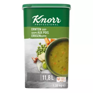 Potage pois au jambon 1,38kg Knorr Professional