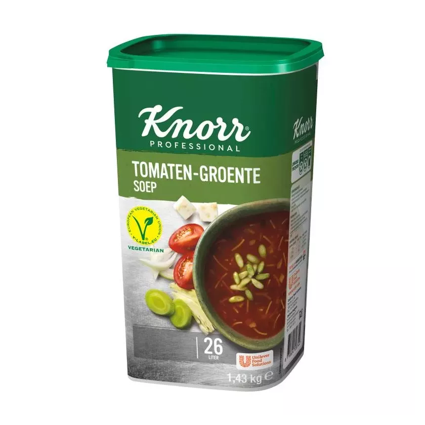 Potage tomates legumes 1,43kg Knorr Professional