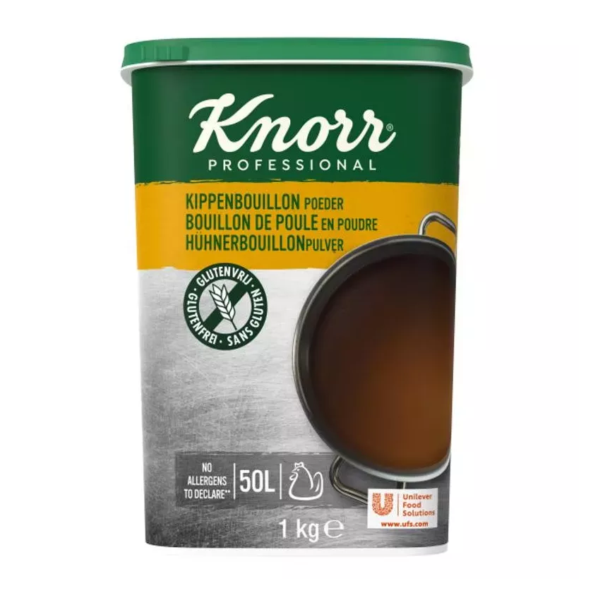 Bouillon de poulet 1kg Knorr Professional poudre