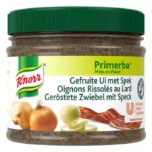 Oignons rissoles au lard 340g Primerba