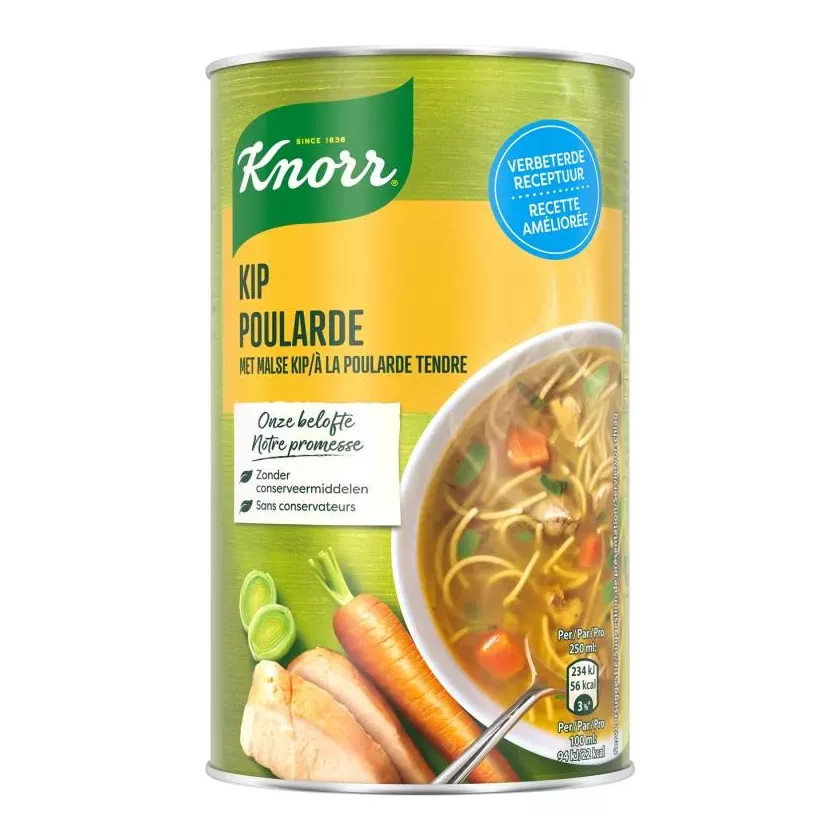 Potage de poulet boite 515ml Knorr