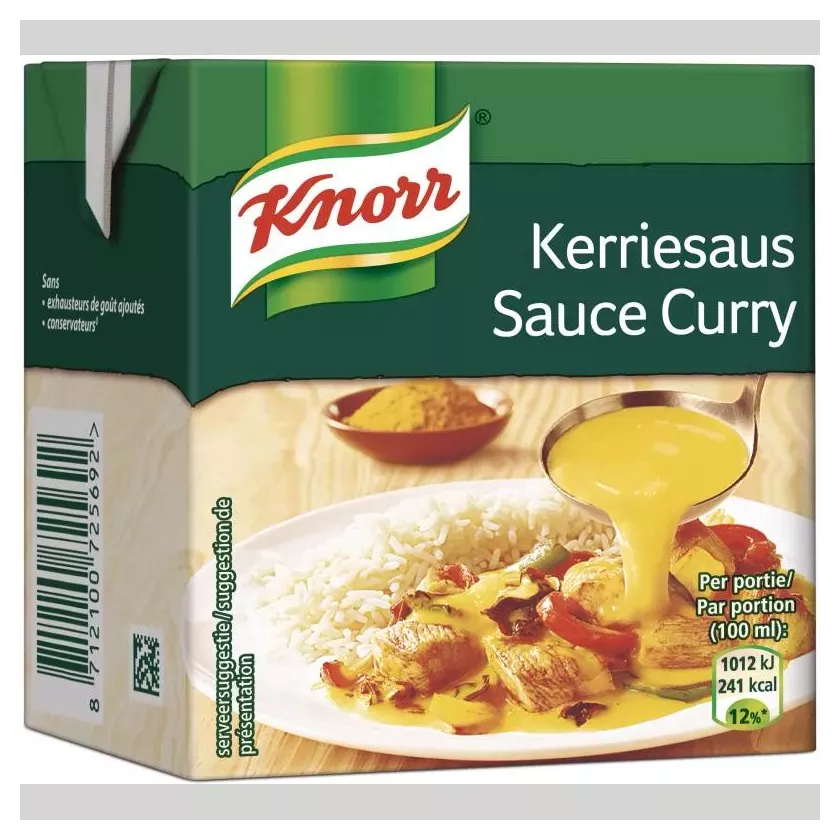 Sauce curry 300ml Knorr Liquide
